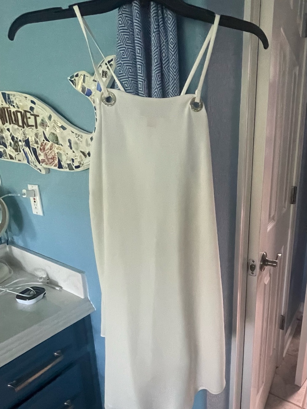 Vince Camuto White Spaghetti-Strap top